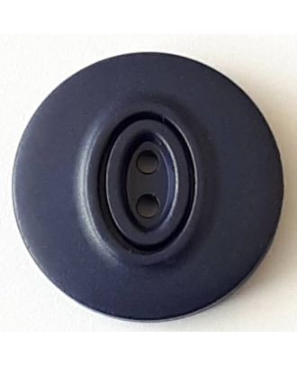polyamide button with 2 holes - Size: 30mm - Color: navy blue - Art.No. 388743