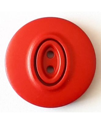 polyamide button with 2 holes - Size: 30mm - Color: red - Art.No. 388747