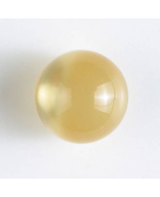 ball polyester button with a flat shank - Size: 10mm - Color: yellow - Art.No. 191079