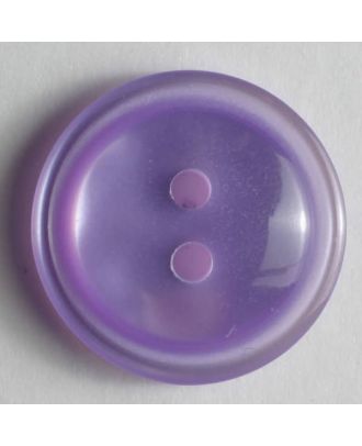 polyester button - Size: 18mm - Color: lilac - Art.No. 221220