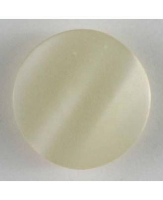 polyester button - Size: 11mm - Color: white - Art.No. 190907