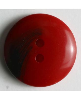 polyester button - Size: 25mm - Color: red - Art.No. 340149