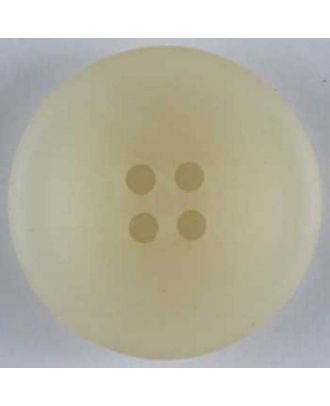 polyester button - Size: 20mm - Color: beige - Art.No. 260447
