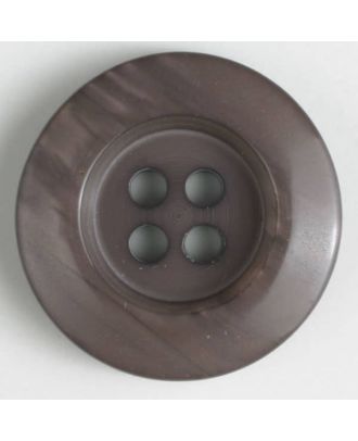 fashion button - Size: 15mm - Color: brown - Art.-Nr.: 280886