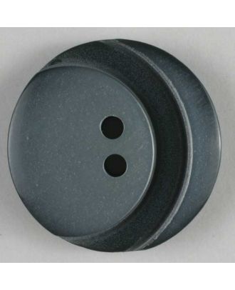 polyester button - Size: 23mm - Color: grey - Art.No. 280439
