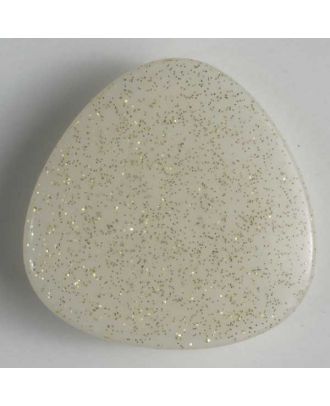 polyester button - Size: 11mm - Color: white - Art.No. 211542