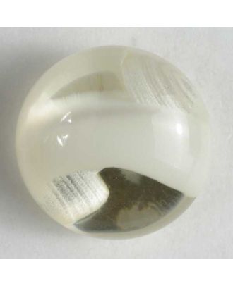 polyester button - Size: 10mm - Color: transparent - Art.No. 201211