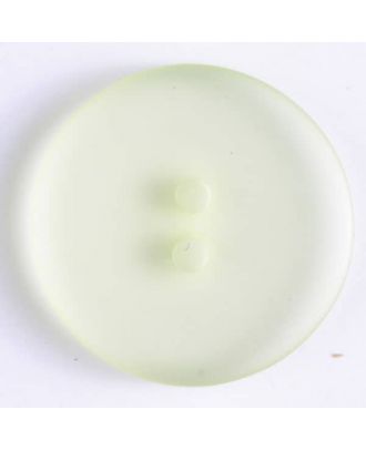 transparent polyester button - Size: 15mm - Color: green - Art.No. 261209