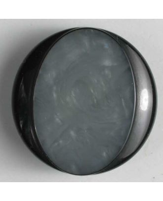 polyester button - Size: 20mm - Color: grey - Art.No. 280433