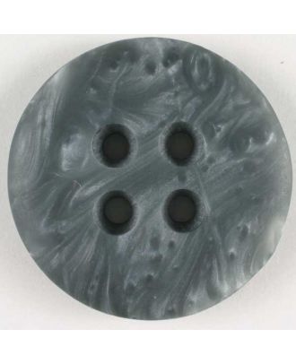 polyester button - Size: 25mm - Color: grey - Art.No. 290126