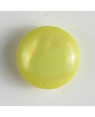 plastic button with shank - Size: 13mm - Color: yellow - Art.No. 201443