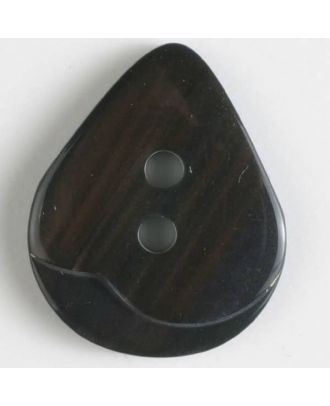 polyester button with holes - Size: 20mm - Color: grey - Art.No. 330846
