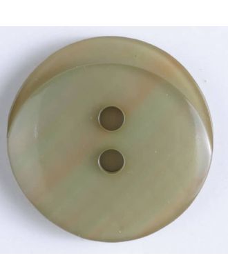 polyester button with holes - Size: 20mm - Color: beige - Art.No. 330866