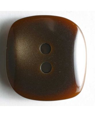 polyester button - Size: 18mm - Color: brown - Art.No. 280551