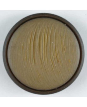 polyester button - Size: 25mm - Color: brown - Art.No. 330300