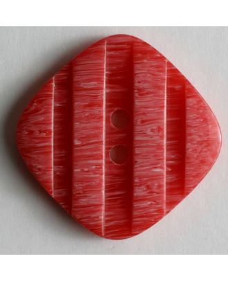 polyester button - Size: 18mm - Color: red - Art.No. 251148