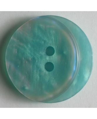 polyester button - Size: 23mm - Color: green - Art.No. 300444