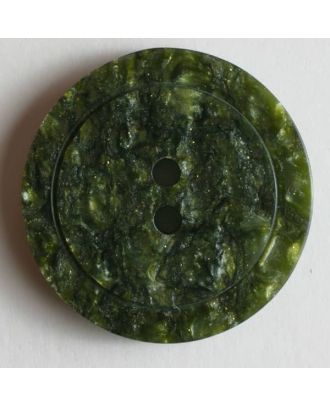 polyester button - Size: 25mm - Color: green - Art.No. 320293