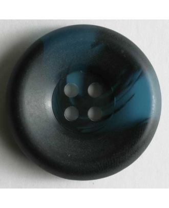polyester button - Size: 18mm - Color: blue - Art.No. 251182