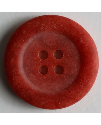 polyester button - Size: 20mm - Color: red - Art.No. 270425