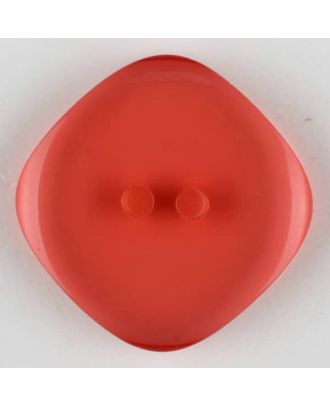 polyester button, 2 holes - Size: 15mm - Color: red - Art.-Nr.: 273707