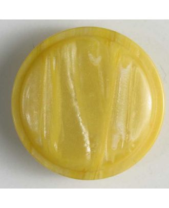 polyester button - Size: 20mm - Color: yellow - Art.No. 270443