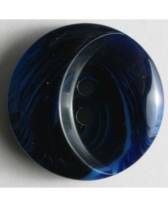 polyester button - Size: 23mm - Color: blue - Art.No. 300553