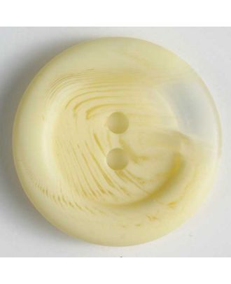 polyester button - Size: 18mm - Color: yellow - Art.No. 251251