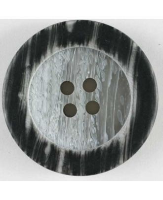 polyester button - Size: 23mm - Color: grey - Art.No. 300615