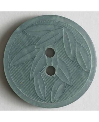 polyester button - Size: 18mm - Color: green - Art.No. 251262