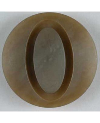 polyester button - Size: 20mm - Color: beige - Art.No. 270485