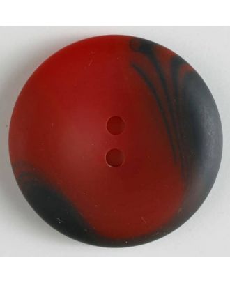 fashion button - Size: 28mm - Color: red - Art.-Nr.: 330447