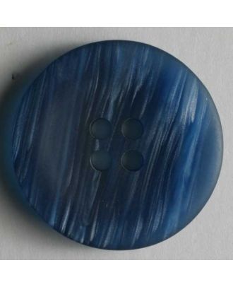polyester button - Size: 23mm - Color: blue - Art.No. 300645