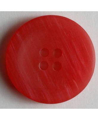 polyester button - Size: 23mm - Color: red - Art.No. 300646