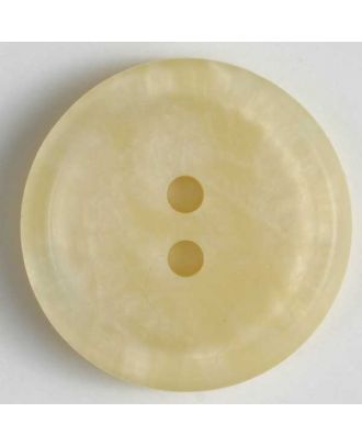 polyester button - Size: 25mm - Color: yellow - Art.No. 320416