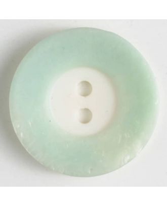 polyester button - Size: 23mm - Color: green - Art.No. 300660