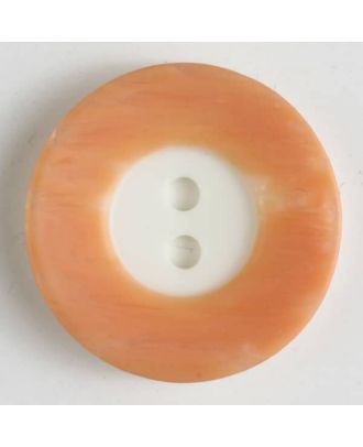 polyester button - Size: 23mm - Color: orange - Art.No. 300663