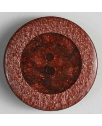 polyester button - Size: 25mm - Color: red - Art.No. 340519