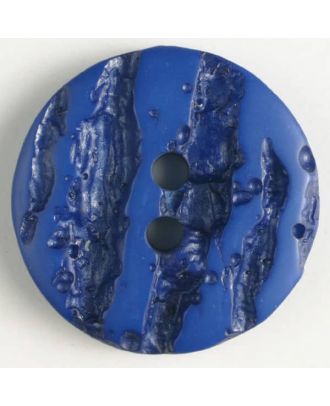 polyester buttons with 2 holes - Size: 18mm - Color: blue - Art.No. 310839