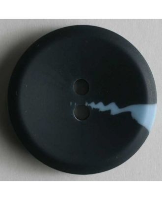 polyester button - Size: 18mm - Color: blue - Art.No. 251341