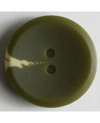 polyester button - Size: 23mm - Color: green - Art.No. 300702
