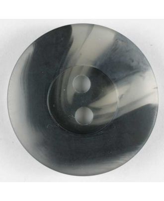 polyester button - Size: 18mm - Color: black - Art.No. 251366
