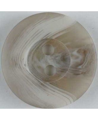 polyester button - Size: 30mm - Color: beige - Art.No. 340539