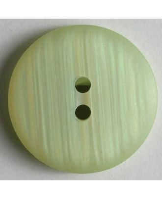 polyester button - Size: 15mm - Color: green - Art.No. 231488
