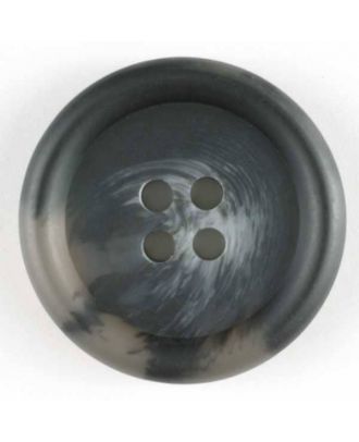 polyester button - Size: 23mm - Color: grey - Art.No. 260915