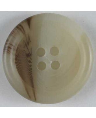 polyester button - Size: 20mm - Color: beige - Art.No. 231480