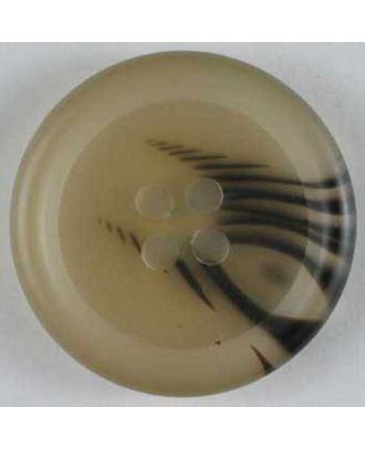 polyester button - Size: 23mm - Color: beige - Art.No. 260918