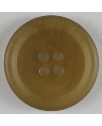 polyester button - Size: 15mm - Color: beige - Art.No. 201337