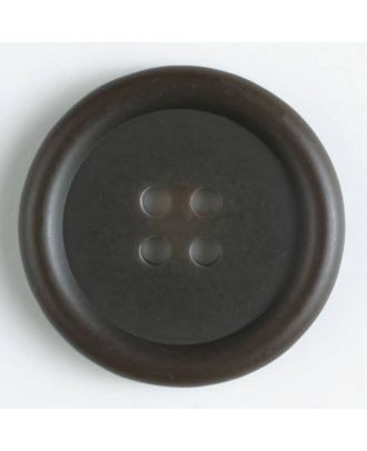 fashion button - Size: 15mm - Color: brown - Art.-Nr.: 201430