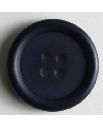 fashion button - Size: 28mm - Color: navy blue - Art.-Nr.: 310607